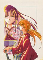 「幸せとは」に展示されるカラー原画。(c)和月伸宏/集英社