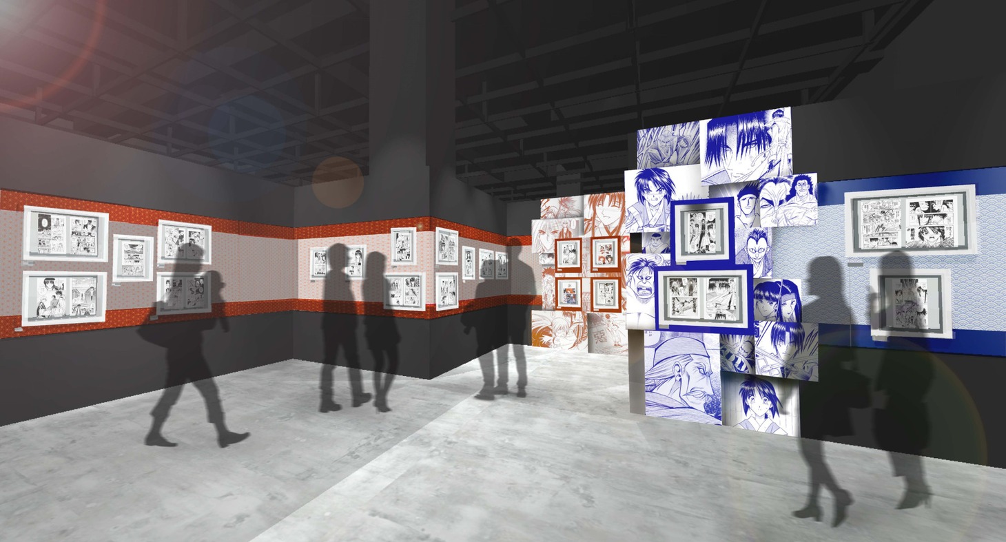 「仲間とは」の展示イメージ。(c)和月伸宏/集英社