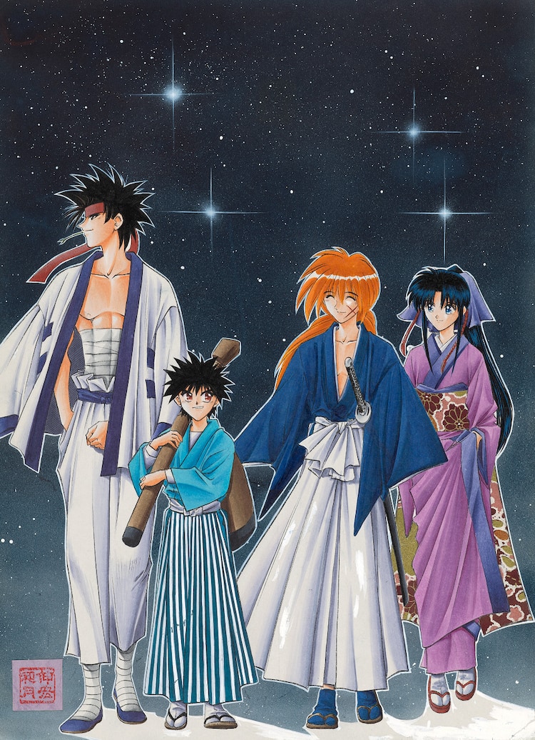 るろうに剣心展 展示原画の一部公開 和月伸宏公認の各キャラの家紋も コミックナタリー