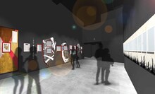 「強さとは」の展示イメージ。(c)和月伸宏/集英社