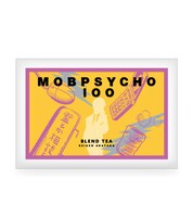 「モブサイコ100 II」の霊幻新隆をイメージしたブレンドティーのレターパッケージ。