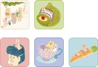 ハンドタオル（5種）