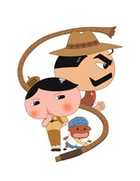 「映画おしりたんてい」第2弾のメインキャラクタービジュアル。