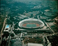 旧国立競技場の写真。（写真提供：大成建設株式会社）