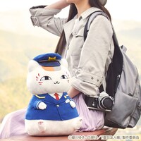 ラストワン賞の「駅長ニャンコ先生ぬいぐるみ スペシャルver.」。