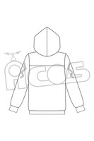 「ロマニ・アーキマン イメージパーカー」背面