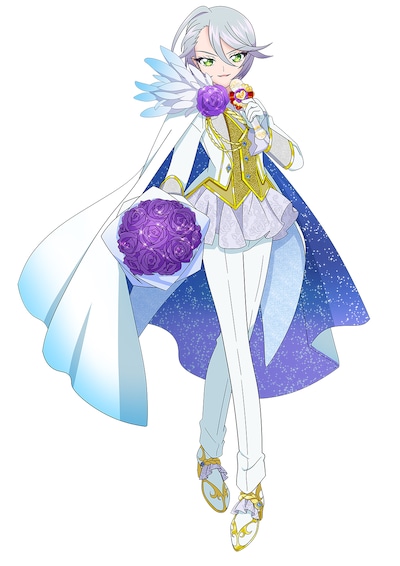 「紫京院ひびき“ホワイトデーディナーショー”コラボカフェ」の描き下ろしイラスト。