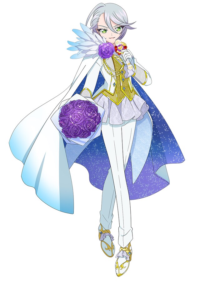 「紫京院ひびき“ホワイトデーディナーショー”コラボカフェ」の描き下ろしイラスト。