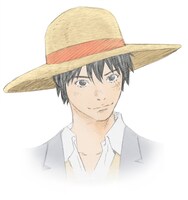 ルフィのキャラクターデザイン画。