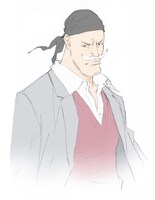 白ひげのキャラクターデザイン画。