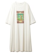 さくらももこの原画をモチーフにしたワンピース（オフホワイト）。