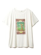 さくらももこの原画をモチーフにしたTシャツ（オフホワイト）。
