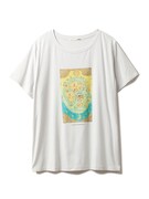 さくらももこの原画をモチーフにしたTシャツ（ブルー）。