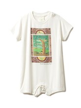 さくらももこの原画をモチーフにした赤ちゃん用ロンパース（オフホワイト）。