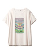 さくらももこの原画をモチーフにしたTシャツ（ピンク）。