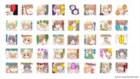 「社畜さんは幼女幽霊に癒されたい。」LINEスタンプのサンプル。