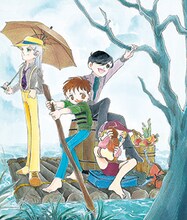 三原順のイラスト。