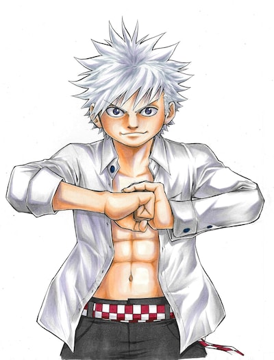 「レイブン無頼」のカラーカット。(c)小林英拳／集英社