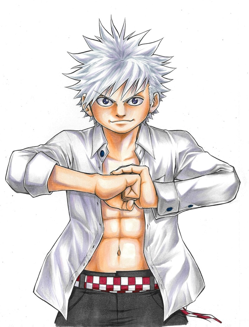 「レイブン無頼」のカラーカット。(c)小林英拳／集英社