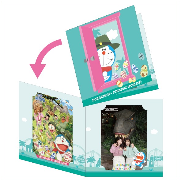 「ドラえもん＆ジュラシック・ワールド・フォト・オポチュニティ」のイメージ。