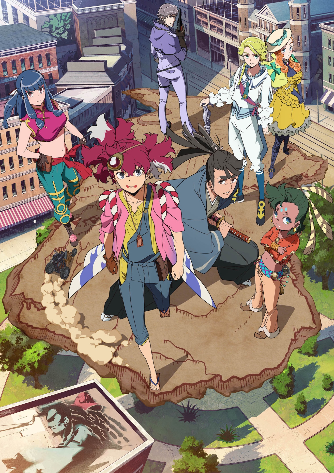アニメ「天晴爛漫！」キービジュアル