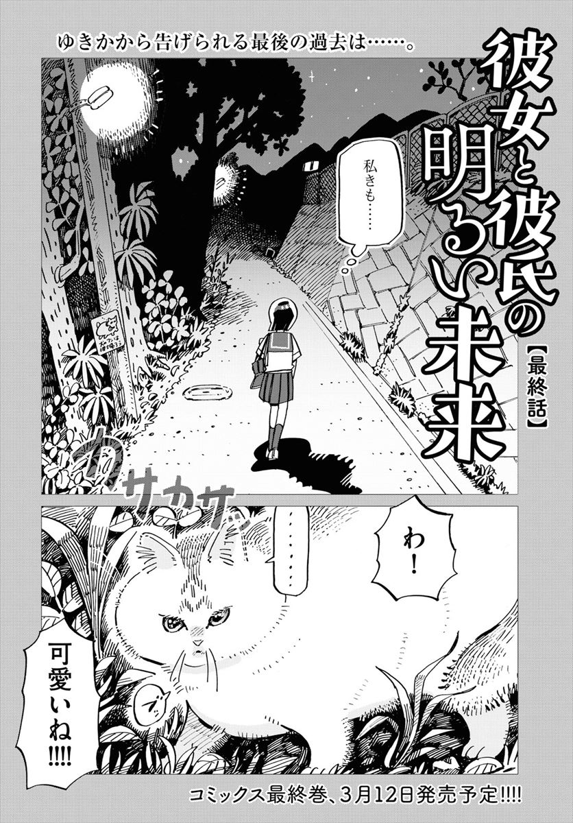「彼女と彼氏の明るい未来」より。