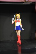 セーラームーン/月野うさぎに扮するエフゲニア・メドベージェワ。