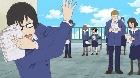 アニメ「映像研には手を出すな！」第7話場面写真。