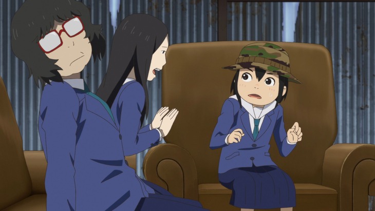 アニメ「映像研には手を出すな！」第7話場面写真。