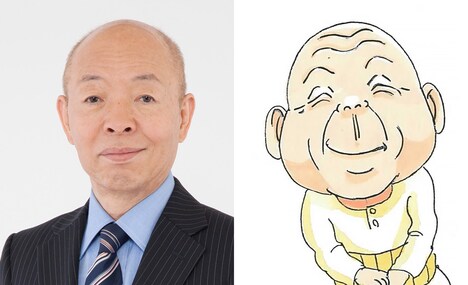 大沢木金鉄役を演じる坂田利夫。