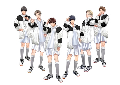 薩川大学付属渋谷高校のキャラクターデザイン。