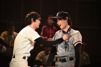 「ダブルヘッダー特別公演『おおきく振りかぶって』/『おおきく振りかぶって 秋の大会編』」ゲネプロの様子。