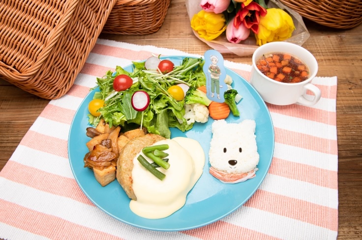 「とうふの申し子ポチのとうふハンバーグセット」