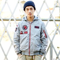 「STRICT-G × ALPHA LIGHT MA-1 NATUS 『機動戦士ガンダムUC』 ”バナージ・リンクス”モデル」の着用例。