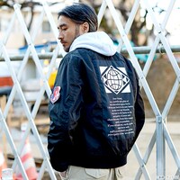 「STRICT-G × ALPHA LIGHT MA-1 『機動戦士ガンダム』 一年戦争史 ”地球連邦軍”モデル」の着用例。