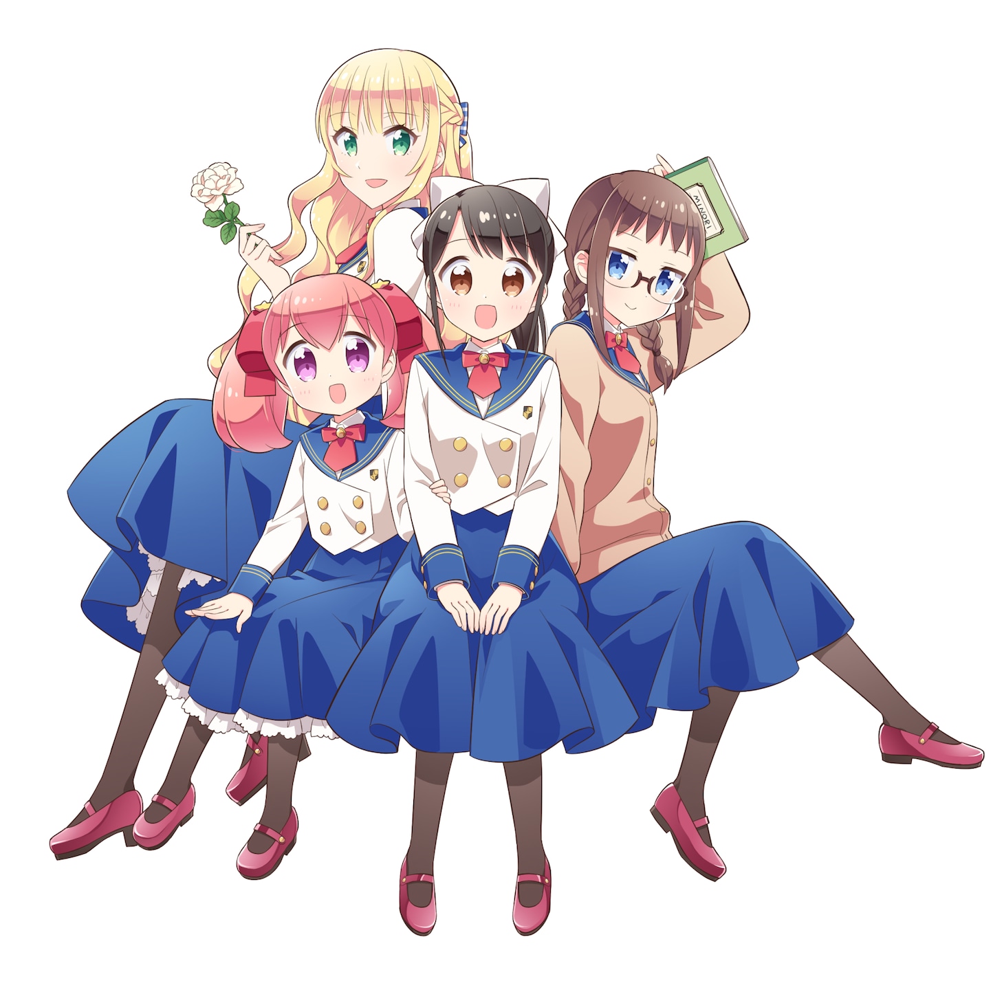 プレゼント賞品のアクリルスタンドに使用されるイラスト。