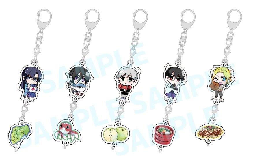 「連結アクリルキーホルダー」