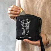 キューブポーチ使用イメージ。