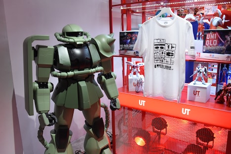 「ガンプラ40周年アニバーサリー」のコーナー。