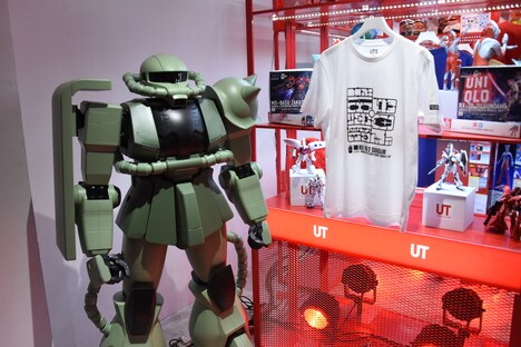 「ガンプラ40周年アニバーサリー」のコーナー。