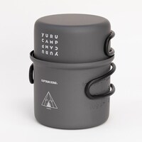 「ゆるキャン△×CAPTAIN STAG トレッカー アルミソロクッカーセット〈S〉テントver.」