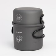 「ゆるキャン△×CAPTAIN STAG トレッカー アルミソロクッカーセット〈S〉志摩リンver.」