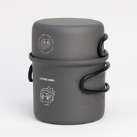 「ゆるキャン△×CAPTAIN STAG トレッカー アルミソロクッカーセット〈S〉志摩リンver.」
