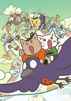 「映画 ねこねこ日本史 ～龍馬のはちゃめちゃタイムトラベルぜよ！～」キービジュアル
