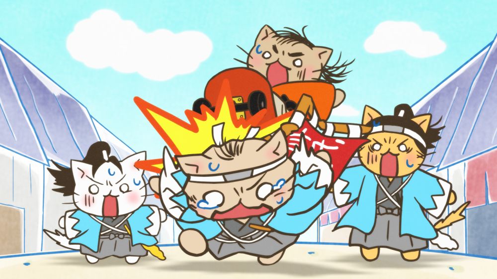 「映画 ねこねこ日本史 ～龍馬のはちゃめちゃタイムトラベルぜよ！～」場面カット