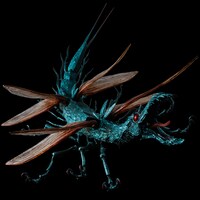 「タケヤ式自在置物 風の谷のナウシカ 大王ヤンマ」