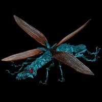 「タケヤ式自在置物 風の谷のナウシカ 大王ヤンマ」