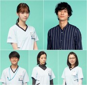 上段左から相原くるみ役の西野七瀬、小野塚綾役の清原翔。下段左から羽倉龍之介役の井之脇海、刈谷奈緒子役の桜井ユキ、工藤虹子役の金澤美穂。