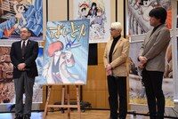 「TEZUKA2020」の新作マンガお披露目イベントの様子。