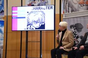「TEZUKA2020」の新作マンガお披露目イベントの様子。